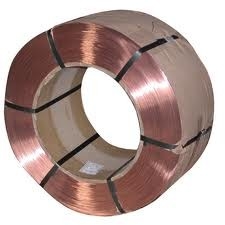 Brass Coated Annealed Steel Wire , Six Steel Belts Fixed